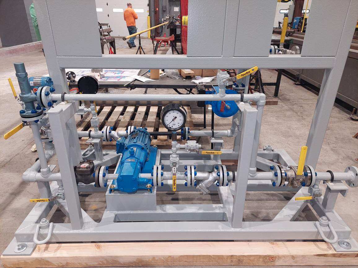 Pump Skid Nearing Completion (1)